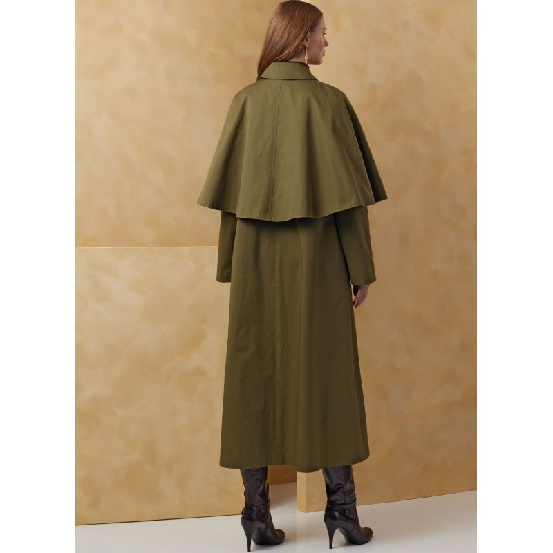 Patron Vogue 2074 - Manteau cape pour femme