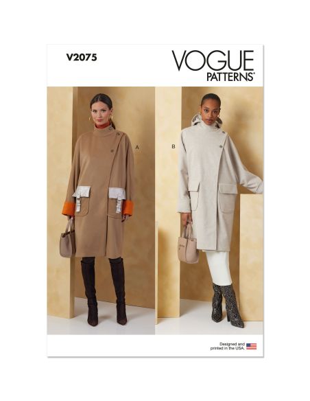 Patron Vogue 2075 - Manteau pour femme