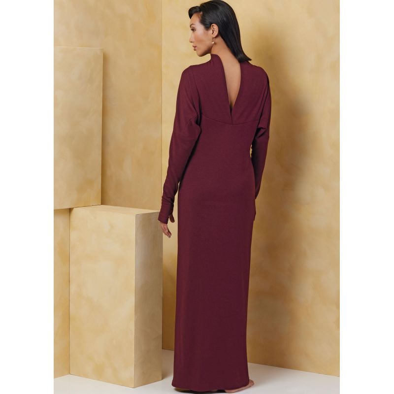 Patron Vogue 2074 B5 (36-44) - Robe et haut en maille pour femme