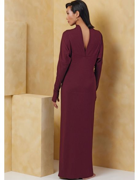 Patron Vogue 2074 Y5 (46-54) - Robe et haut en maille pour femme