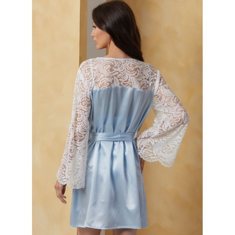 Patron Vogue 2077 H5 (34-42) - Robe avec ceinture et teddy pour femme