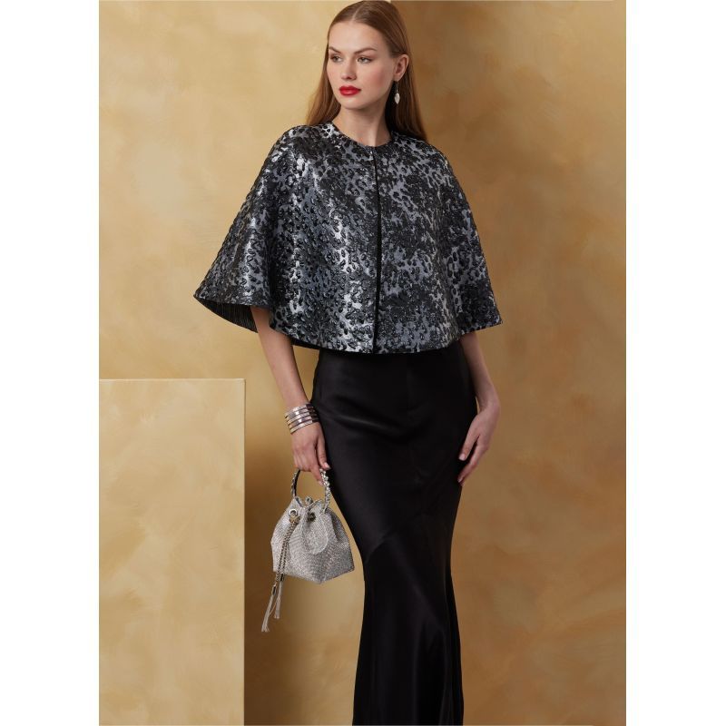 Patron Vogue 2078 - Boléro et capes pour femme