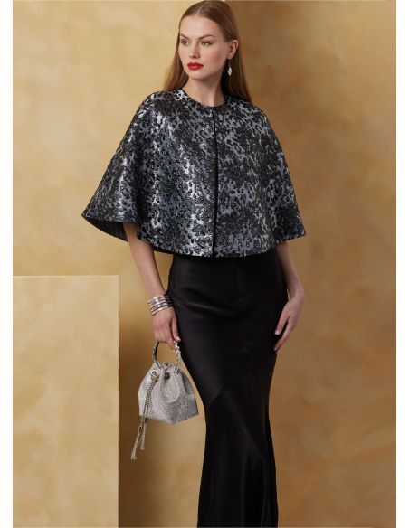 Patron Vogue 2078 - Boléro et capes pour femme