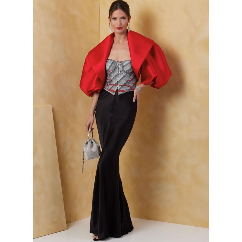 Patron Vogue 2078 - Boléro et capes pour femme