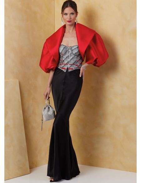 Patron Vogue 2078 - Boléro et capes pour femme