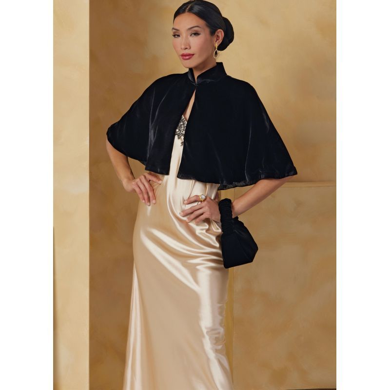 Patron Vogue 2078 - Boléro et capes pour femme