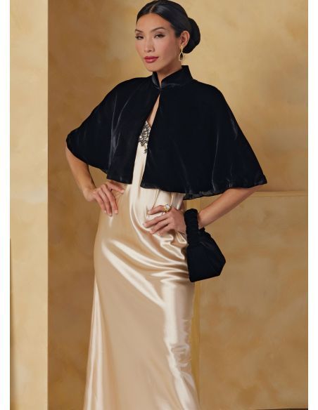 Patron Vogue 2078 - Boléro et capes pour femme