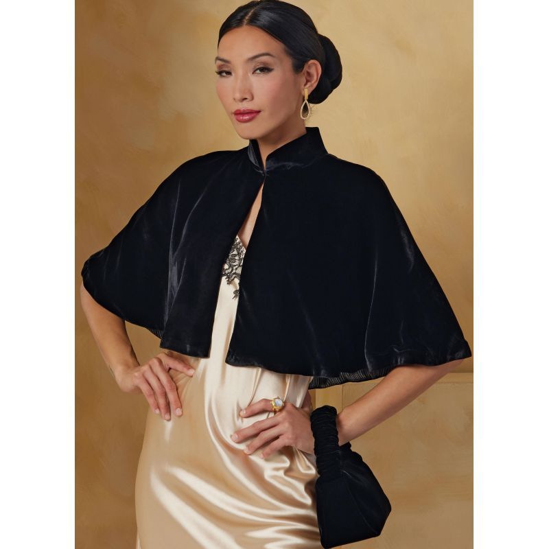 Patron Vogue 2078 - Boléro et capes pour femme