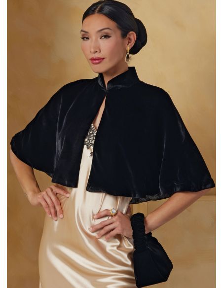 Patron Vogue 2078 - Boléro et capes pour femme