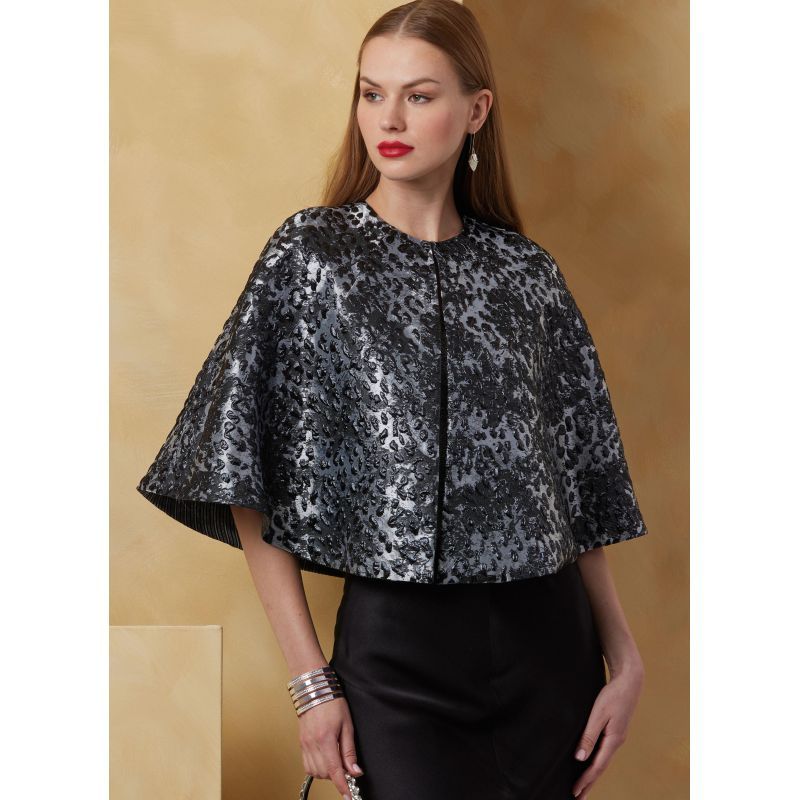 Patron Vogue 2078 - Boléro et capes pour femme