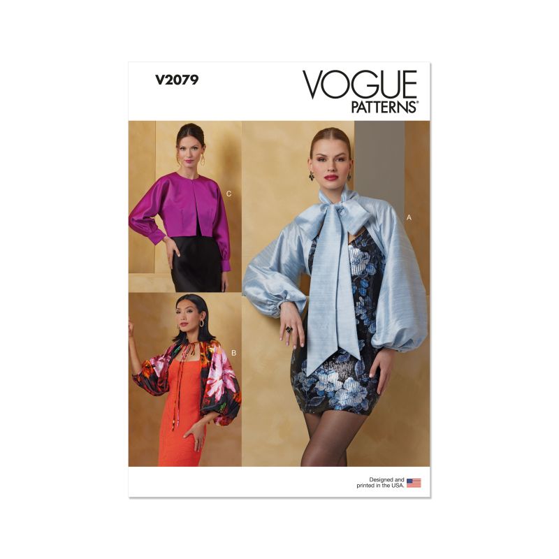 Patron Vogue 2079 - Boléro pour femme