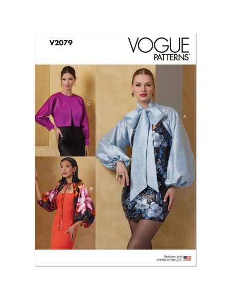 Patron Vogue 2079 - Boléro pour femme
