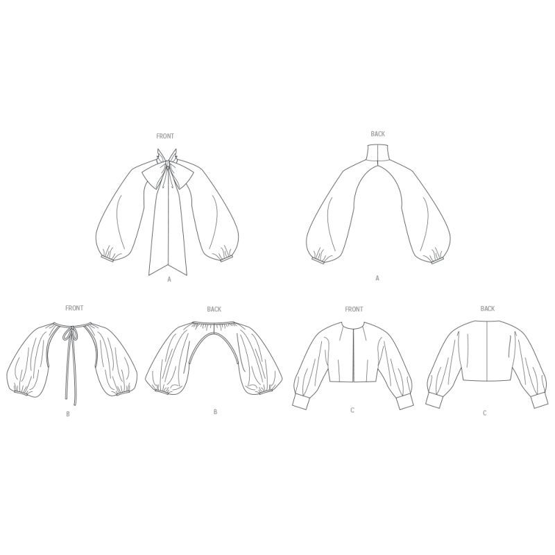 Patron Vogue 2079 - Boléro pour femme