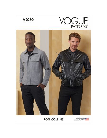 Patron Vogue 2080 AA (46-54) - Vestes pour homme