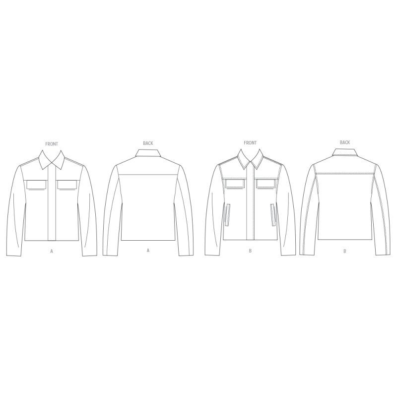 Patron Vogue 2080 AA (46-54) - Vestes pour homme