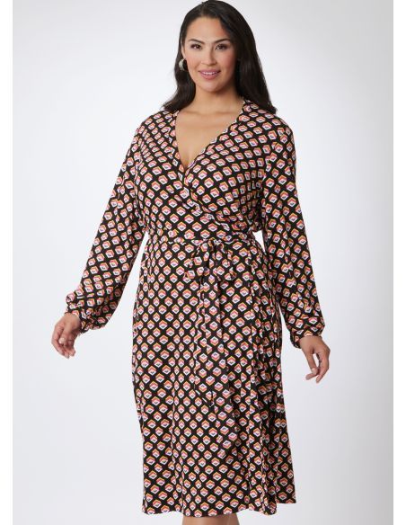 Patron Vogue 2081 B5 (36-44) - Robe portefeuille par Diane von Furstenberg