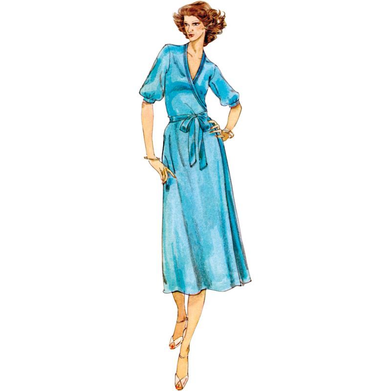 Patron Vogue 2081 B5 (36-44) - Robe portefeuille par Diane von Furstenberg