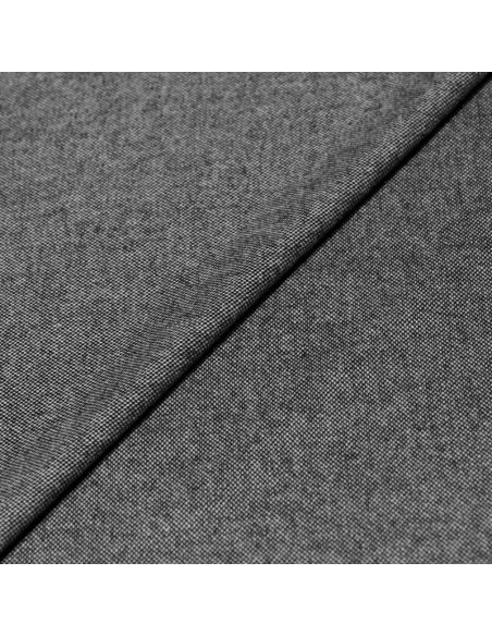 Tweed de laine léger - Noir & blanc