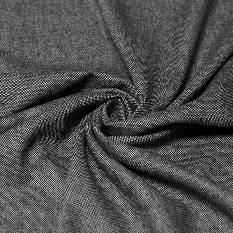 Tweed de laine léger - Noir & blanc