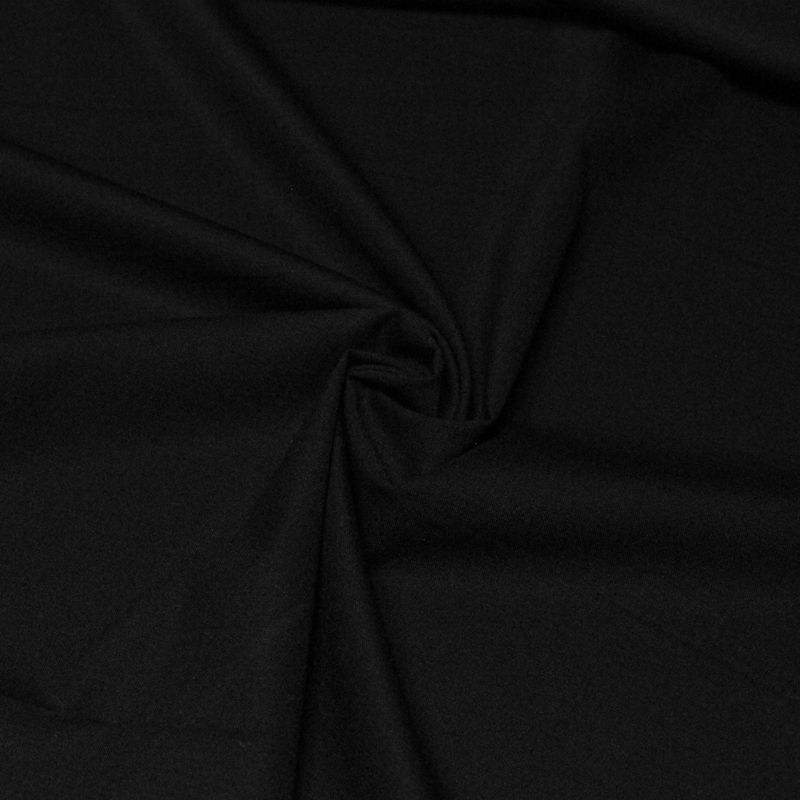 Tissu tailleur de laine - Noir