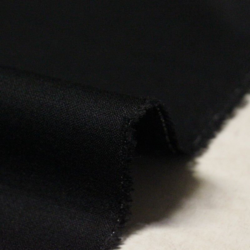Tissu tailleur de laine - Noir