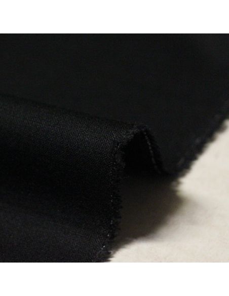 Tissu tailleur de laine - Noir