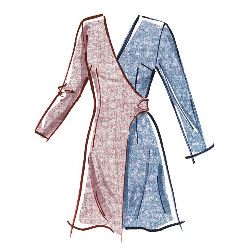 Patron McCall's 8528.K5 - Robe blazer élégante