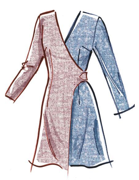 Patron McCall's 8528.K5 - Robe blazer élégante