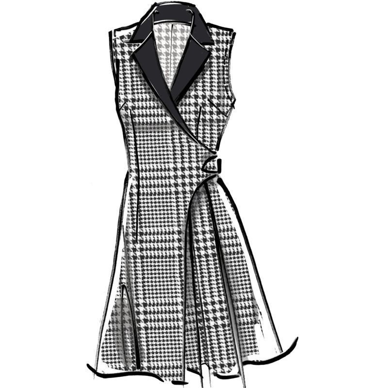 Patron McCall's 8528.K5 - Robe blazer élégante