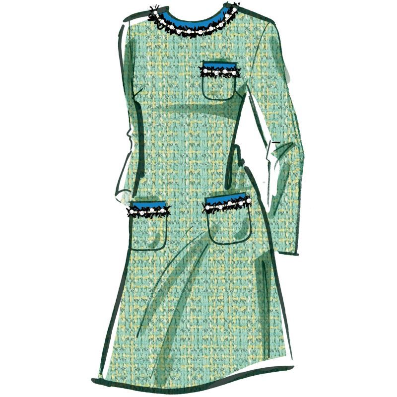 Patron McCall's 8529.D5 - Robe fourreau avec variations de manches