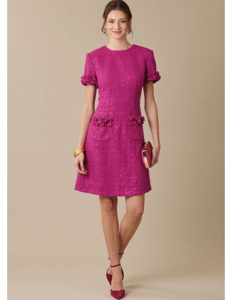 Patron McCall's 8529.D5 - Robe fourreau avec variations de manches