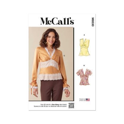 Patron McCall's 8530.K5 - Haut féminin avec variations de manches