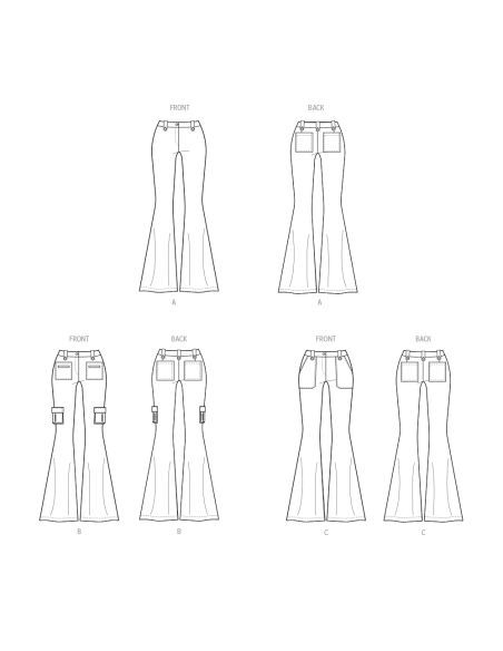 Patron McCall's 8531.K5 - Pantalon classique pour femme