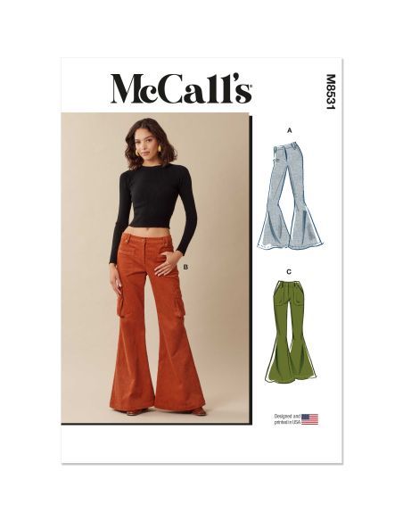 Patron McCall's 8531.K5 - Pantalon classique pour femme
