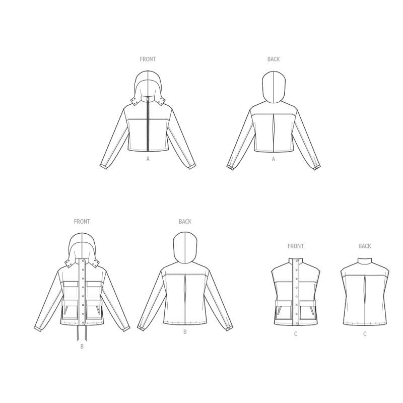 Patron McCall's 8532.A - Veste créative pour femme