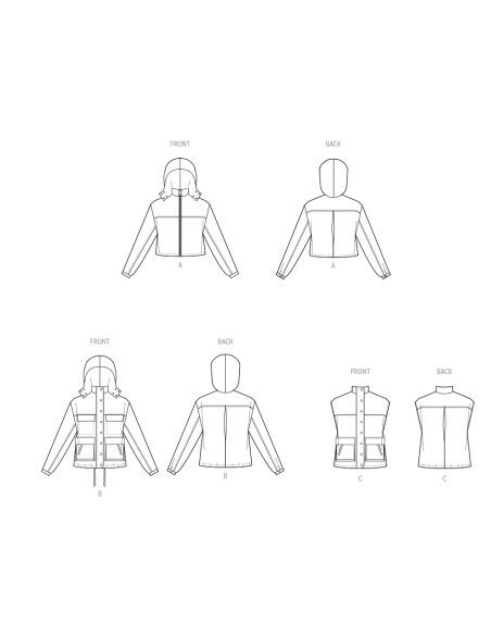 Patron McCall's 8532.A - Veste créative pour femme