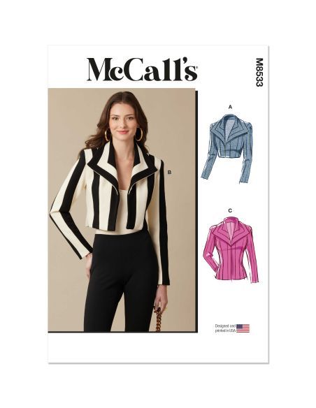 Patron McCall's 8533.K5 - Veste pour femme