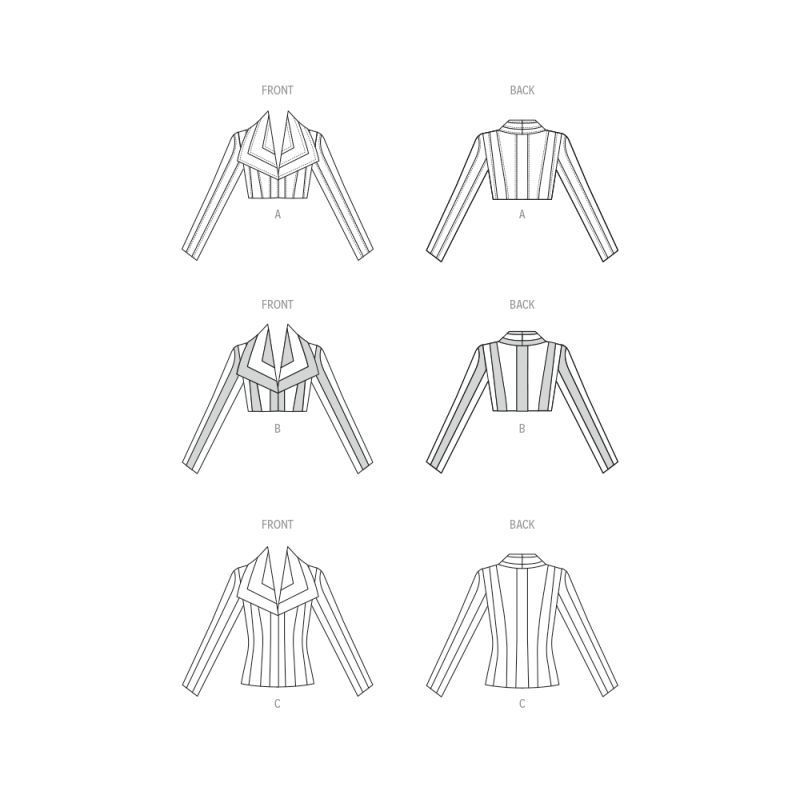 Patron McCall's 8533.K5 - Veste pour femme