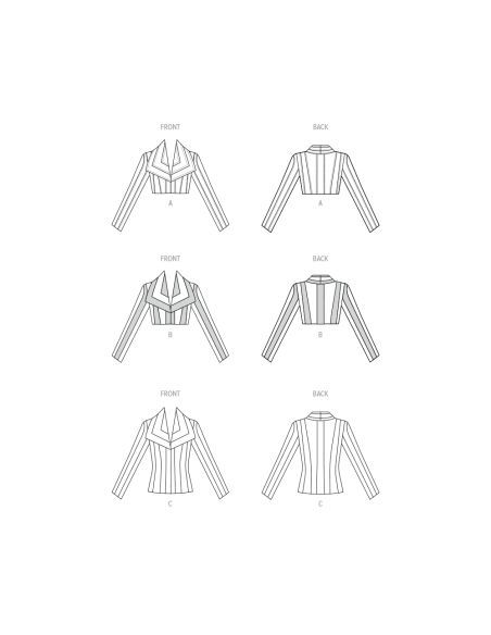 Patron McCall's 8533.K5 - Veste pour femme