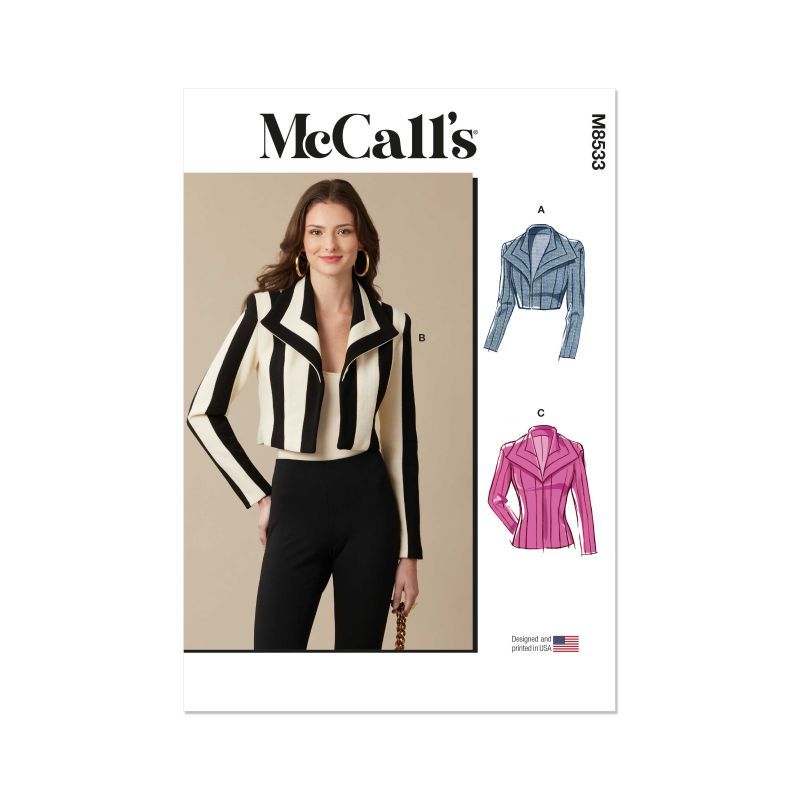 Patron McCall's 8533.K5 - Veste pour femme