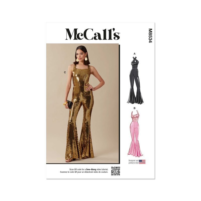 Patron McCall's 8534.H5- Combinaison élégante pour femme