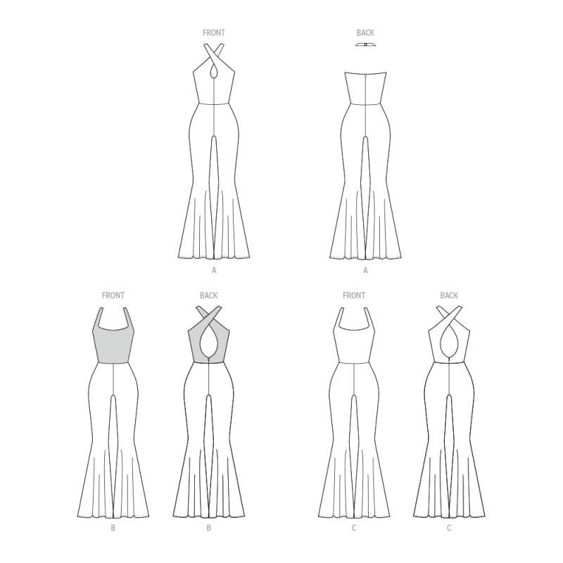 Patron McCall's 8534.H5- Combinaison élégante pour femme