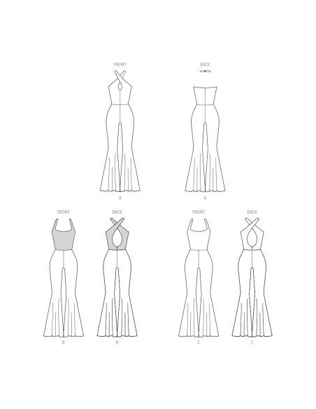 Patron McCall's 8534.H5- Combinaison élégante pour femme