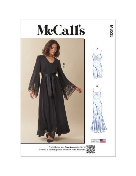 Patron McCall's 8535.AA - Chemise pour femme