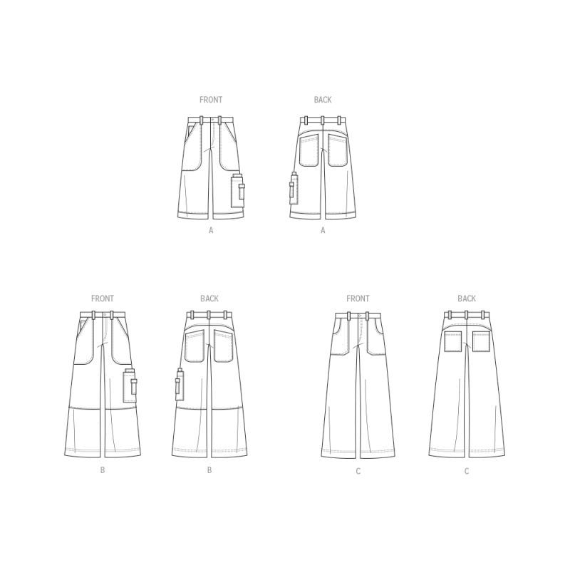 Patron McCall's 8536.AA - Shorts et pantalons pour homme