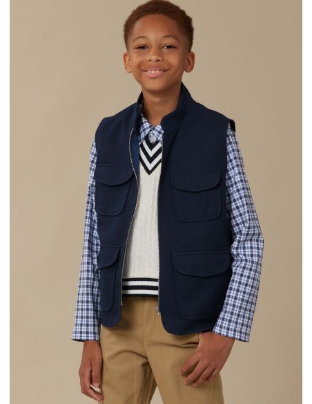 Patron McCall's 8537.HH - Gilets, haut et chemise pour enfants et garçons