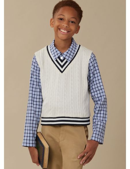 Patron McCall's 8537.HH - Gilets, haut et chemise pour enfants et garçons