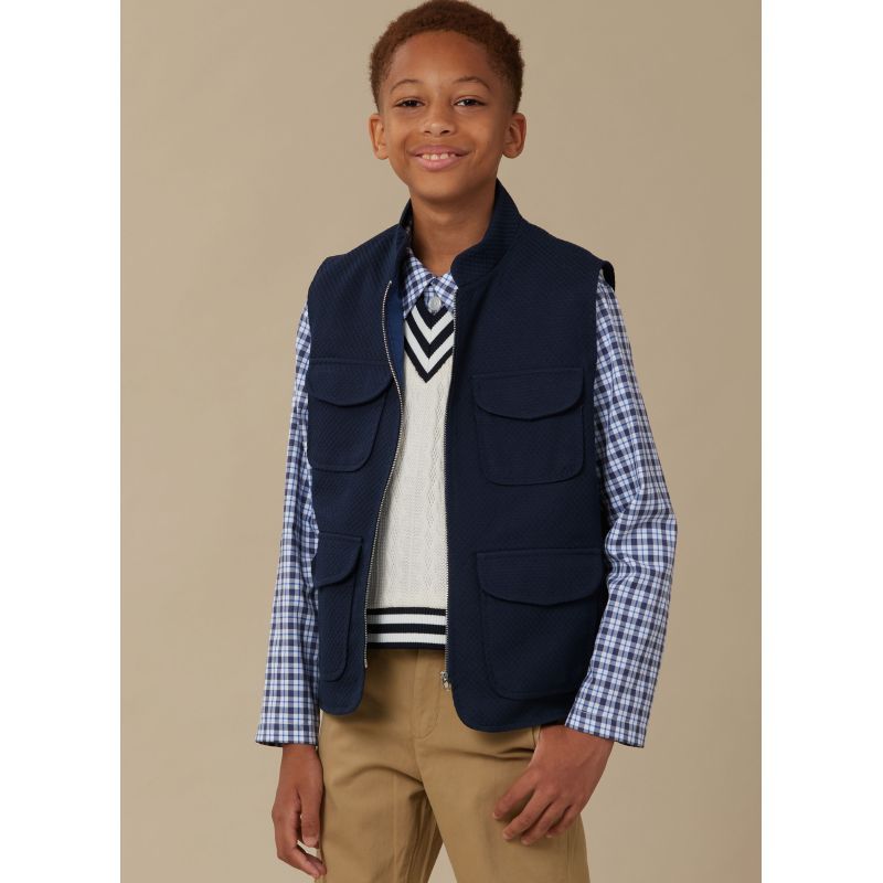 Patron McCall's 8537.HH - Gilets, haut et chemise pour enfants et garçons