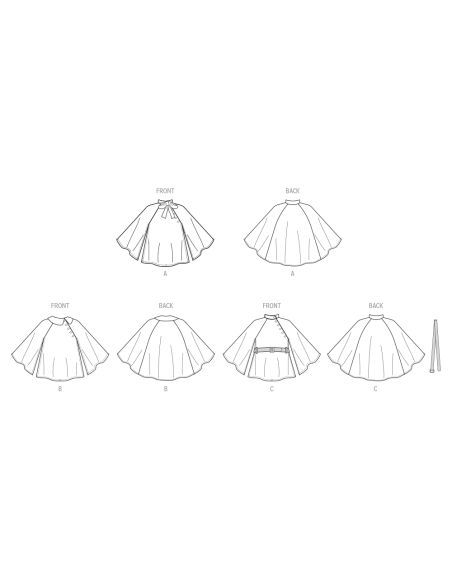 Patron McCall's 8538.HH - Capes pour enfants