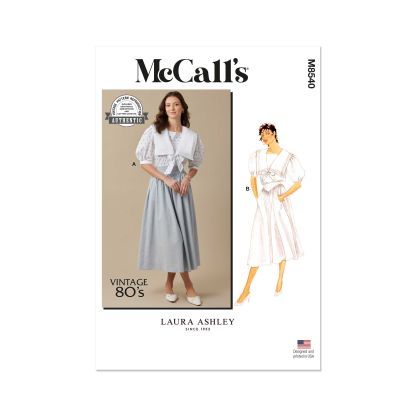 Patron McCall's 8540.H5 - Haut et jupe pour femme